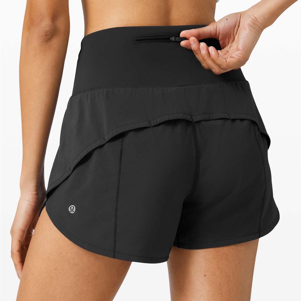 lululemon athletica Black Layered Athletic Shorts